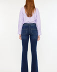 Kancan High Rise Double Waistband Flare Jeans - Little Miss Vanilla