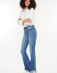 Kancan High Rise Frayed Hem Jeans - Little Miss Vanilla