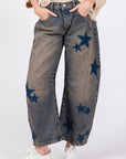 SAGE + FIG Star Wide Leg Jeans with Pockets - Little Miss Vanilla