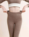 Women's Outer High Waist Hip Lift Leggings Fleece-lined Shark Pants