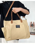 Large Capacity Shoulder Canvas Bag, Commuting Hand Bag