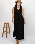 Plus Size V-Neck Wide Leg Jumpsuit - Little Miss Vanilla