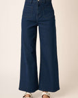 Mittoshop High Waist Wide Leg Jeans - Little Miss Vanilla