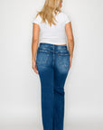 bytos Full Size High Rise Bootcut Jeans with Pockets - Little Miss Vanilla