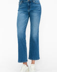 bytos Full Size Cat's Whiskers Mid Rise Ankle Jeans - Little Miss Vanilla