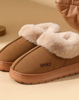 Plush Cotton Shoes For Women Winter Warm Home Slippers Outdoor Snow Boots - Little Miss Vanilla