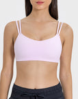 Millennia Scoop Neck Double Strap Active Cami - Little Miss Vanilla