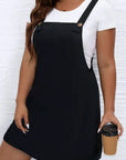 Plus Size Square Neck Wide Strap Dress - Little Miss Vanilla