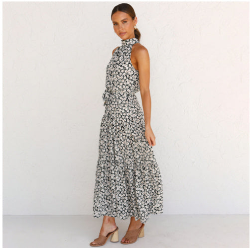 Printed maxi lace dress - Little Miss Vanilla