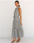 Printed maxi lace dress - Little Miss Vanilla