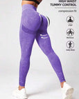 Matte Washed Seamless Yoga High Waist Hip Lift Fitness Pants