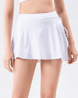 High Waist Active Skort with Pockets - Little Miss Vanilla