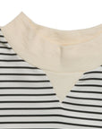 Perfee Faux Layered Striped Long Sleeve Sweatshirt - Little Miss Vanilla