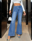 Bootcut Jeans with Pockets - Little Miss Vanilla