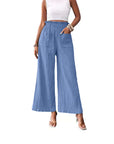 Casual Loose-fitting Wide-leg Slim-fit Trousers