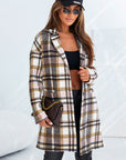 Pink Plaid Button Up Lapel Jacket - Little Miss Vanilla