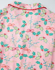 Multicolour Floral Christmas Pajamas Set - Little Miss Vanilla