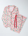 Multicolour Floral Christmas Pajamas Set - Little Miss Vanilla