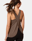 Crisscross Scoop Neck Active Tank - Little Miss Vanilla