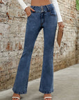 Bootcut Jeans with Pockets - Little Miss Vanilla