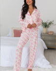 Pink Floral Long Sleeve and Pants Pajamas Set - Little Miss Vanilla