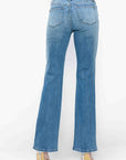 bytos Full Size Cat's Whiskers Mid Rise Bootcut Jeans - Little Miss Vanilla