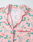 Multicolour Floral Christmas Pajamas Set - Little Miss Vanilla