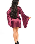 Beauty Night BN6663 Samira Peignoir Burgundy