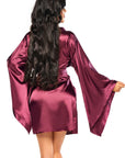 Beauty Night BN6663 Samira Peignoir Burgundy