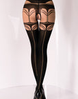 Black Secret BS131 Crotchless Tights