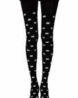 Zohara "Super Hero" Black Print Tights