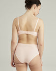 The Second Skin Stretch High Waist Brief Blush Pink