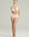 The Second Skin Stretch High Waist Brief Blush Pink