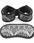 Wholesale Luxe Lace Blindfold and Handcuff Set