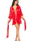 Beauty Night BN6658 Marissa Peignoir Red