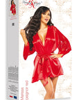 Beauty Night BN6658 Marissa Peignoir Red