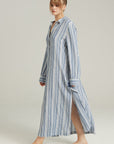 The Maxi Shirt French Navy Stripe