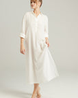 The Maxi Shirt Organic Cotton White