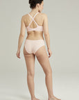 The Second Skin Stretch Mid Rise Waist Brief Blush Pink