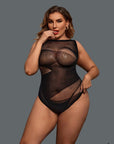 Wholesale Midnight Mesh Plus Size Bodystocking