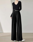 Loose Trousers Wide Leg Women's High Waist Bud-shaped Pants