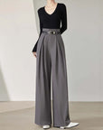 Loose Trousers Wide Leg Women's High Waist Bud-shaped Pants