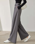 Loose Trousers Wide Leg Women's High Waist Bud-shaped Pants