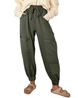 Versatile Multi-pocket Harem Pants For Women