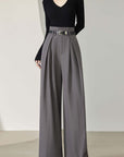 Loose Trousers Wide Leg Women's High Waist Bud-shaped Pants