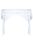 Roza Lagerta Suspender Belt White