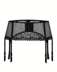 Roza Anuk Suspender Belt Black