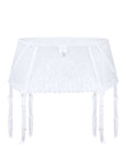 Roza Anuk Suspender Belt White