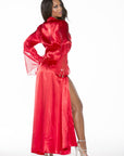 Shirley of Hollywood 20559 Long Robe Red