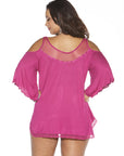 Camicia da notte Shirley of Hollywood SoH-IA X3257 Magenta